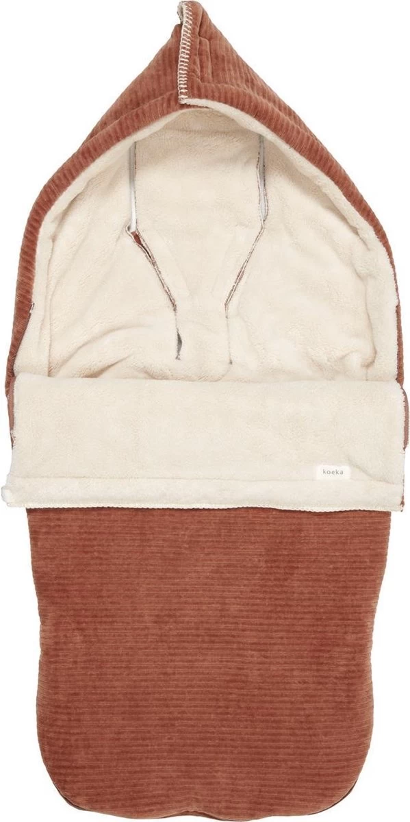 Koeka Vik voetenzak voor buggy - corduroy met teddy - bruin Koeka Vik Voetenzak Voor Buggy - Corduroy Met Teddy - Bruin -Winkel voor babyproducten 599x1200 2