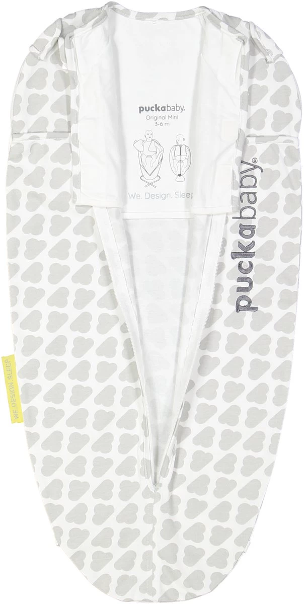 Puckababy inbakerslaapzak Original Mini 3-6 maanden - Sheep Clouds Puckababy Inbakerslaapzak Original Mini 3-6 Maanden - Sheep Clouds -Winkel voor babyproducten 604x1200 4