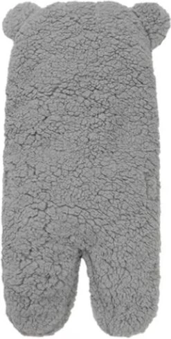 BonBini´s Teddy Bear Wikkeldeken Newborn - Zachte Grijze Teddy Beer Inbakerdoek Newborn Baby - 3-6 Maanden - Grijs -Winkel voor babyproducten 608x1200 4
