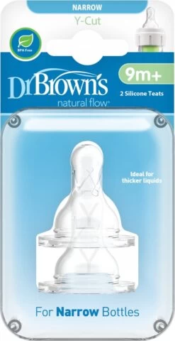 Dr. Brown's Options+ Anti-colic Y-speen - Voor Standaard Halsfles - 2 Stuks -Winkel voor babyproducten 618x1200 1