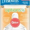 Dr. Brown's Options+ Anti-colic Fles Speen - Fase 1 - Voor Brede Halsfles - 2 Stuks -Winkel voor babyproducten 626x1200