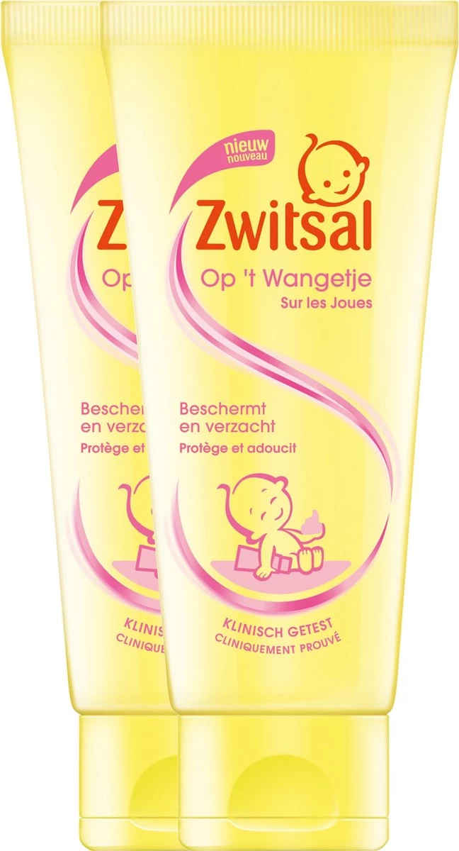Zwitsal Baby Gezichtscrème Op 't Wangetje - 2 x 100 ml - Voordeelverpakking Zwitsal Baby Gezichtscrème Op 't Wangetje - 2 X 100 Ml - Voordeelverpakking -Winkel voor babyproducten