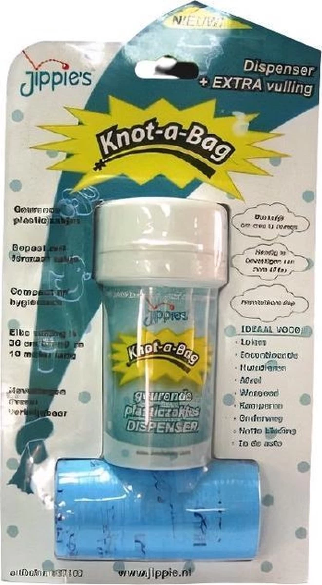 Jippie's Wegwerp Luierzakje (dispenser + navulling) - Transparant Jippie's Wegwerp Luierzakje (dispenser + Navulling) - Transparant -Winkel voor babyproducten