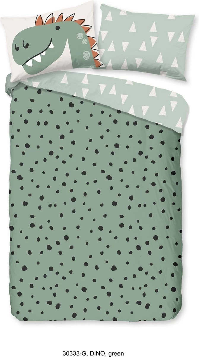 Good Morning Kids Dekbedovertrek Dino-Ledikant (100 x 135 cm) Good Morning Kids Dekbedovertrek Dino-Ledikant (100 X 135 Cm) -Winkel voor babyproducten 671x1200 1