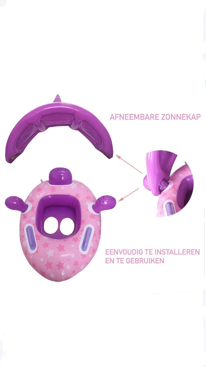 Eenhoorn - Kinderzwembad – Peuter Zwembad – Baby zwembadje – Baby zwembad met zonnescherm – Opblaasbaar – Vanaf 1 Jaar Eenhoorn - Kinderzwembad – Peuter Zwembad – Baby Zwembadje – Baby Zwembad Met Zonnescherm – Opblaasbaar – Vanaf 1 Jaar -Winkel voor babyproducten 675x1200 3