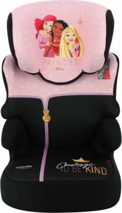 Disney - Autostoel Befix - Goed Getest ANWB - Groep 2/3 - Van 15 Tot 36 KG - Nieuwste Disney PRINSES Design - Zwart, Roze -Winkel voor babyproducten 690x1200 2