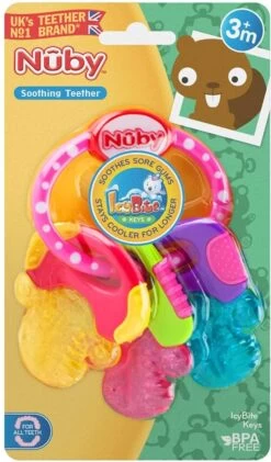 Nûby - IcyBite Koelbijtsleutels - Roze - 3m+ -Winkel voor babyproducten 704x1200 2