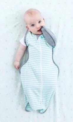 Love To Dream™ Babyslaapzak Swaddle Up™ - Inbakeren Afbouwen - Baby 6-9 Maanden - 8.5-11 Kg - All Season - Mint -Winkel voor babyproducten 719x1200 1