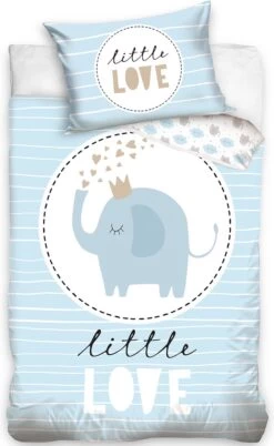 Animal Pictures BABY Dekbedovertrek Olifantje - 100 X 135 Cm - Katoen