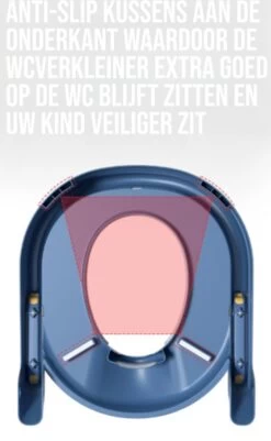 WC Verkleiner- WC Verkleiner Met Trapje- Extra Veilig- Opvouwbaar- Verstelbaar - Grijs & Wit - Toilet Trainer Voor Kind En Peuter -Winkel voor babyproducten 739x1200