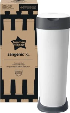 Tommee Tippee Twist & Click XL-luieremmer - Voor Maximaal 60 Luiers - Milieuvriendelijker Systeem - 1 Navulcassette - Duurzaam Geproduceerde Antibacteriële GREENFILM 11 Tommee Tippee Twist & Click XL-luieremmer - Voor Maximaal 60 Luiers - Milieuvriendelijker Systeem - 1 Navulcassette - Duurzaam Geproduceerde Antibacteriële GREENFILM -Winkel voor babyproducten 745x1200
