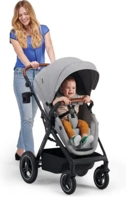Kinderkraft B-Tour Ash Grey 3-in-1 Combi Kinderwagen Incl. Autostoel KSBTOU00DGR3000 -Winkel voor babyproducten 767x1200 2