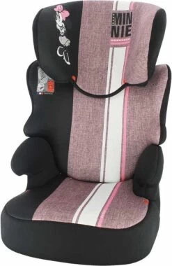 Disney - Autostoel BEFIX FIRST - Groep 2 En 3 - Van 15 Tot 36 Kg - ANWB "Goed Getest" - MINNIE MOUSE