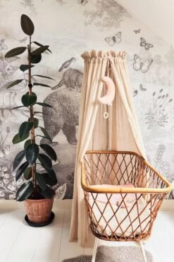 Jollein Baby Laken Wieg 75x100cm Snake - Pale Pink -Winkel voor babyproducten 800x1200 419