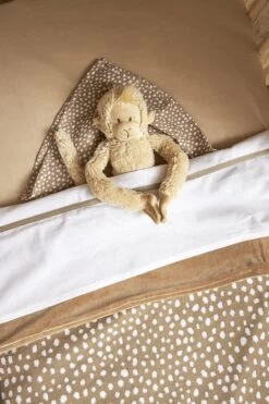 Meyco Bies Ledikant Laken - Taupe - 100x150cm -Winkel voor babyproducten 800x1200 435