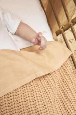 Meyco Uni Wieglaken 2-pack - Camel/warm Sand - 75x100 Cm -Winkel voor babyproducten 800x1200 454