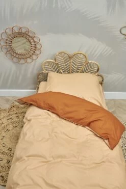 Meyco Uni Dekbedovertrek Peuter - Camel/Warm Sand - 120x150cm -Winkel voor babyproducten 800x1200 473