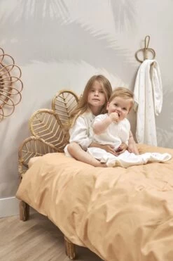 Meyco Uni Dekbedovertrek Peuter - Camel/Warm Sand - 120x150cm -Winkel voor babyproducten 800x1200 474