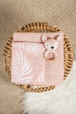 Jollein Hydrofiel Multidoek Nature 115x115cm - Pale Pink - 2 Stuks -Winkel voor babyproducten 800x1200 6