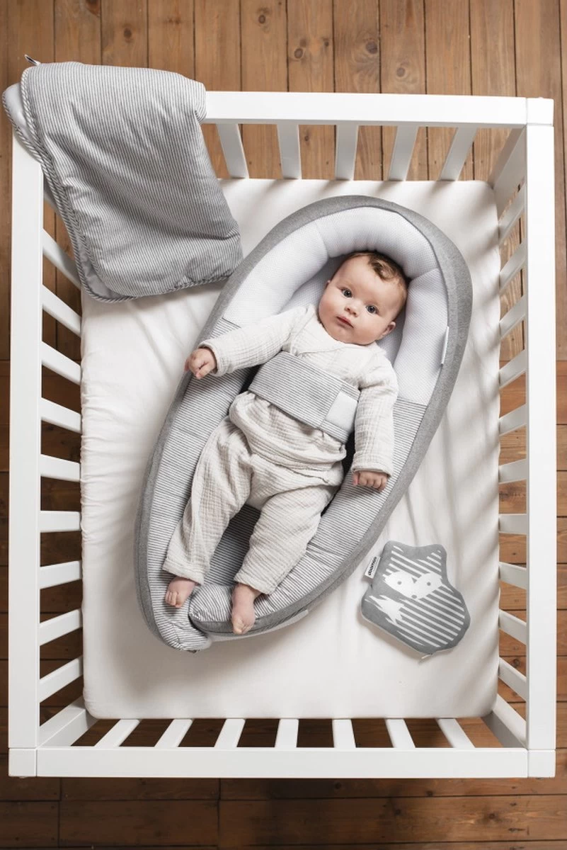 Doomoo Cocoon - Babynestje - Biologisch Katoen en 74 x 46 cm - Classic Grey Doomoo Cocoon - Babynestje - Biologisch Katoen En 74 X 46 Cm - Classic Grey -Winkel voor babyproducten 801x1200 138