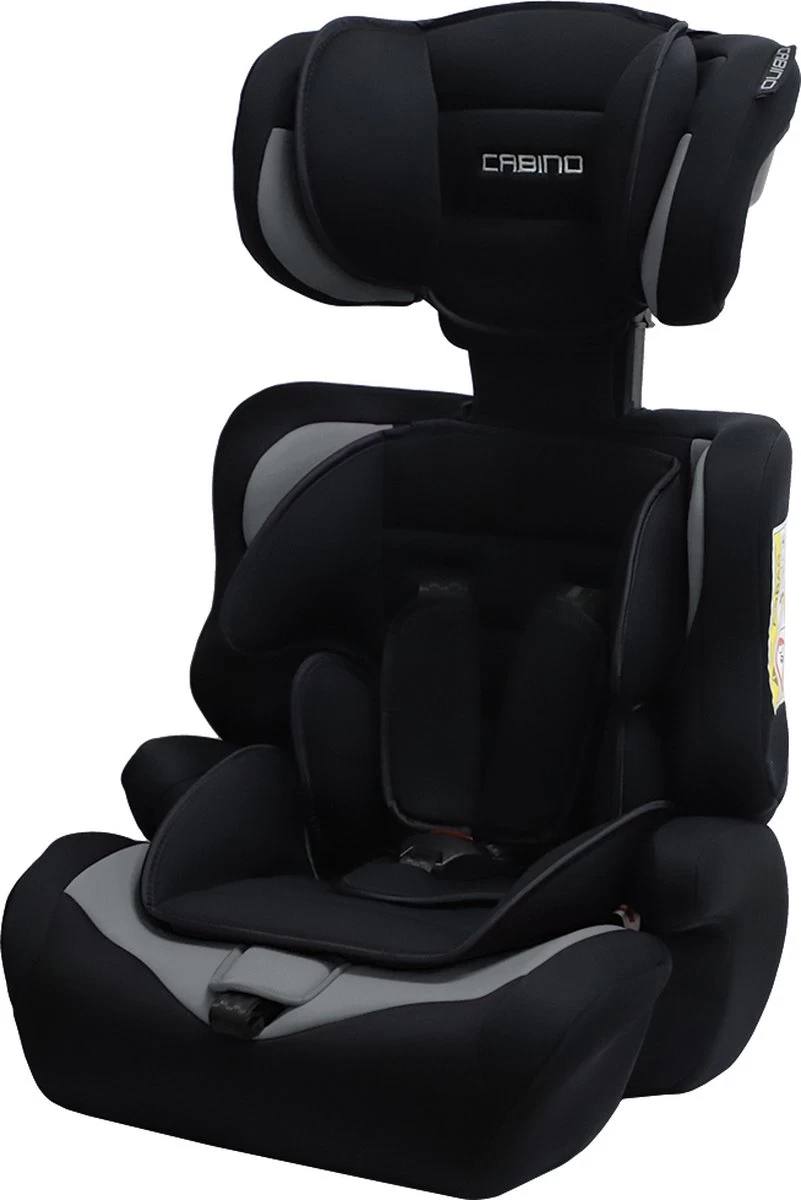 Cabino Autostoel Groep 1/2/3 (9-36kg) - Zwart-Grijs Cabino Autostoel Groep 1/2/3 (9-36kg) - Zwart-Grijs -Winkel voor babyproducten 801x1200 40