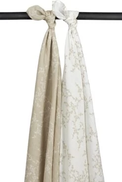 Meyco Branches 2-pack Hydrofiele Swaddle - 120x120 Cm - Sand