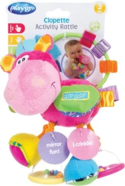 Playgro Clip Clop Rammelaar - Roze - Activiteitenspeeltje - Kraamkado -Winkel voor babyproducten 804x1200 6