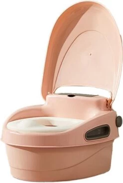 Housie 3-in-1 Plaspotje – Plaspotje Kind – Potje Peuter – Potje Met Deksel – WC Potje Peuter – WC Verkleiner – Opstapje - Roze