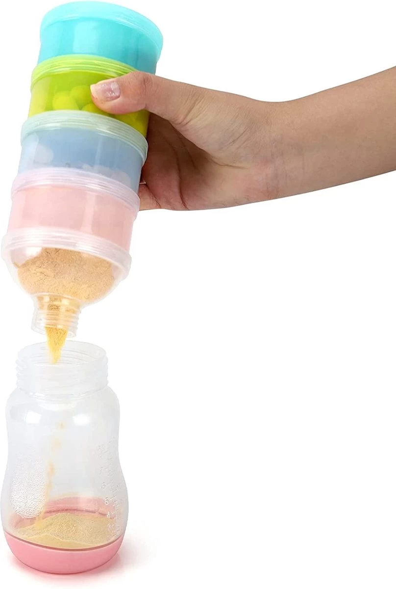 2 Delig - Multifunctioneel Melkpoeder Dispenser - Reis Melkpoeder Doseerdoosjes - Draagbare Snack Box - 4 Laags + 3 Laags Kinder - Babyvoeding Bewaarbakjes Met Schenktuit - Poeder Toren - Multi- Compartiment Snack Doosjes Merkloos 2 Delig - Multifunctioneel Melkpoeder Dispenser - Reis Melkpoeder Doseerdoosjes - Draagbare Snack Box - 4 Laags + 3 Laags Kinder - Babyvoeding Bewaarbakjes Met Schenktuit - Poeder Toren - Multi- Compartiment Snack Doosjes -Winkel voor babyproducten 808x1200 5