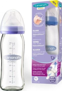 Lansinoh 240 Ml Glazen Fles 77150 -Winkel voor babyproducten 813x1200 4