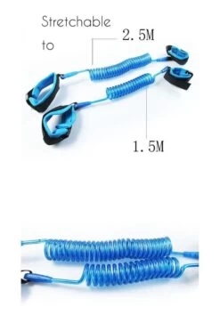 Veiligheidstuigje Voor Kinderen V2 - Polsbandje - 2,5 Meter - Blue Special Edition For The Little Him - One Size - 360° Rotatie -Winkel voor babyproducten 817x1200 4