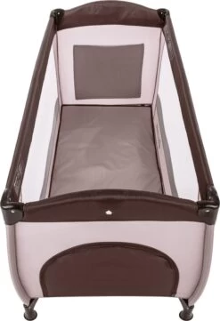 TecTake - Kinder Reisbed Babybed - Beige / Bruin - 402417 - 126x65x80 Cm Met Draagtas -Winkel voor babyproducten 820x1200 4