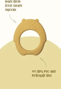J.Børn Silicone Bijtring Beer - Sage - Bijtspeelgoed - Baby -Winkel voor babyproducten 821x1200 1