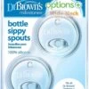 Dr. Brown's Options+ Anti-colic Sippy Spout - Voor Brede Halsfles - 2 Stuks