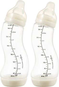 Difrax Babyfles 250 Ml Natural - Anti-Colic - Crèmewit - Duopack -Winkel voor babyproducten 824x1200 5
