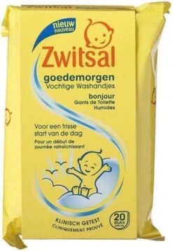 Zwitsal Goedemorgen Baby Vochtige Washandjes - 20 Stuks -Winkel voor babyproducten 827x1200