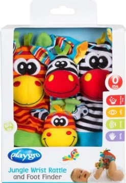 Playgro Pols- En Voetrammelaarset Zebra & Giraf - Set Van 4 Stuks, 2 Polsbandjes En 2 Rammelsokjes -Winkel voor babyproducten 828x1200 2