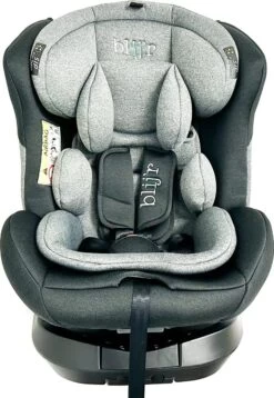 Blij'r Maja - Autostoel Met IsoFix - Groep 0-1-2-3 Autostoel Voor Kinderen Van 0 Tot 12 Jaar - Donker- Lichtgrijs