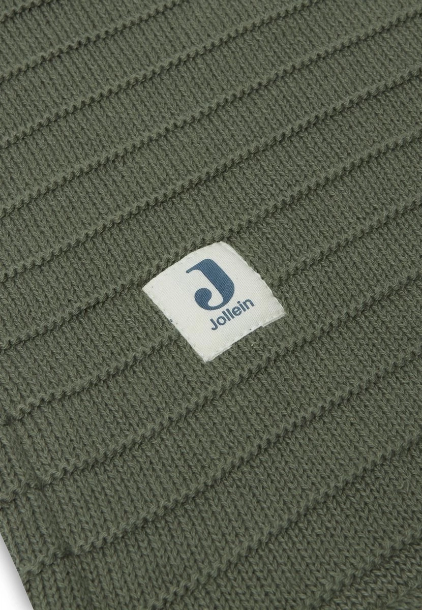 Jollein Baby Deken Wieg Velvet Pure Knit - Leaf Green - GOTS Jollein Baby Deken Wieg Velvet Pure Knit - Leaf Green - GOTS -Winkel voor babyproducten 830x1200 74