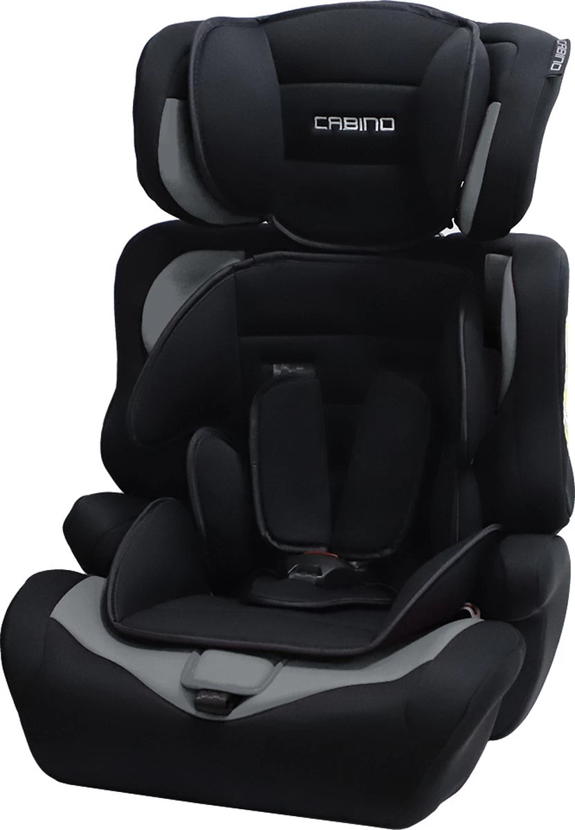 Cabino Autostoel Groep 1/2/3 (9-36kg) - Zwart-Grijs Cabino Autostoel Groep 1/2/3 (9-36kg) - Zwart-Grijs -Winkel voor babyproducten 831x1200 2