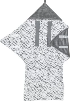 Meyco Wikkeldeken Fleece Cheetah - Grijs