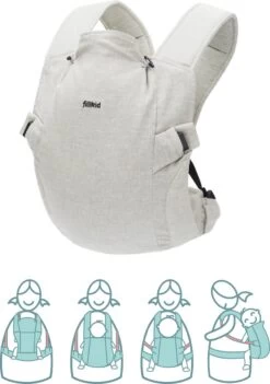 Fillikid Premium Draagzak - 2 In 1 - Ergonomisch - EU Gecertificeerd - Natural Sand - Ontworpen Met Draagconsulent -Winkel voor babyproducten 844x1200 2