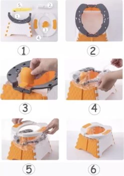 Merkloos Reispotje - Potje Peuter - Draagbaar Potje - Meeneem Potje Peuter - Potje Onderweg - Potje Baby -Winkel voor babyproducten 845x1200