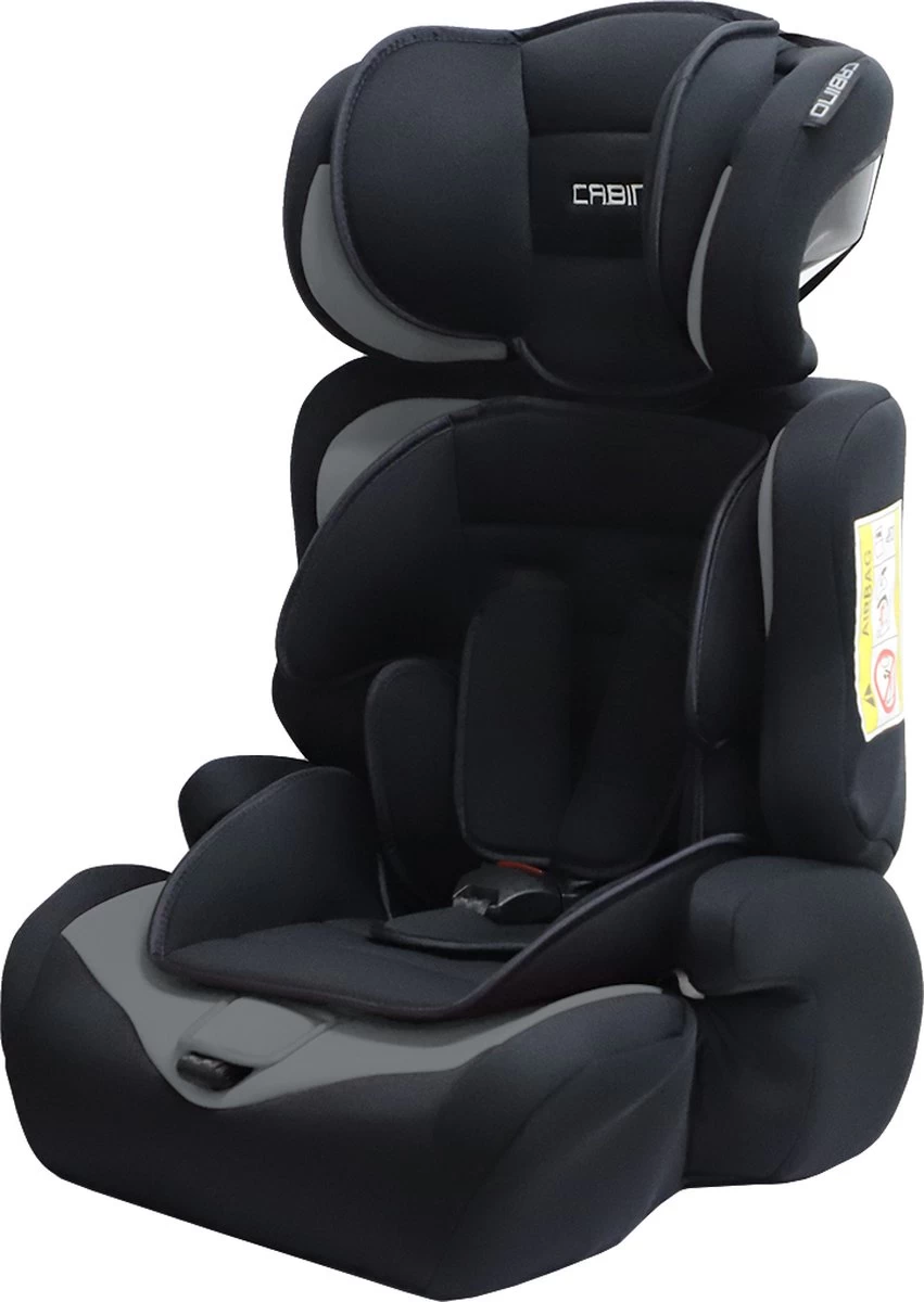 Cabino Autostoel Groep 1/2/3 (9-36kg) - Zwart-Grijs Cabino Autostoel Groep 1/2/3 (9-36kg) - Zwart-Grijs -Winkel voor babyproducten 851x1200 5