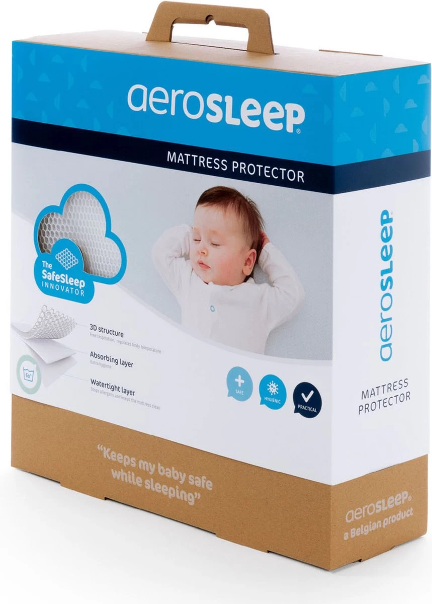 AeroSleep® matrasbeschermer - bed - 140 x 70 cm AeroSleep® Matrasbeschermer - Bed - 140 X 70 Cm -Winkel voor babyproducten 859x1200 6