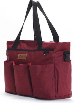 Merkloos Decopatent® Luiertas Schoudertas - Baby Verzorgingstas - Incl Verschoningsmatje & Flessenhouder - Vakken - Jongens/Meisjes - Grijs -Winkel voor babyproducten 869x1200 4