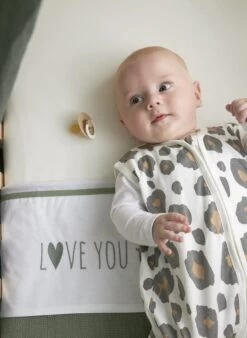 Meyco Love You To The Moon & Back Ledikant Laken - Forest Green - 100x150cm -Winkel voor babyproducten 877x1200 8