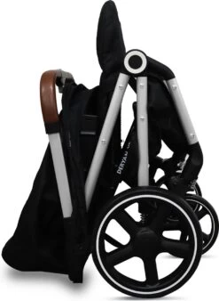 Deryan Luxe XP Buggy XL - Compact Lichtgewicht - Zwart - Aluminium Frame -Winkel voor babyproducten 878x1200 7