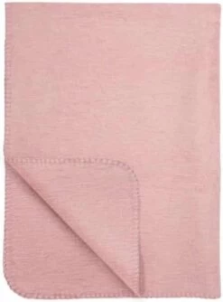 Meyco Uni Ledikant Deken - Oudroze - 100x150cm -Winkel voor babyproducten 887x1200 7