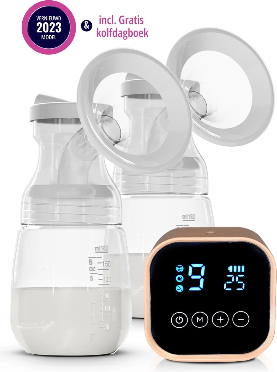 Babeza Borstkolf - Elektrische Borstkolf - Incl. 2 Babyfles 180ml - Handsfree - Oplaadbaar - Dubbele Borstkolf Babeza Borstkolf - Elektrische Borstkolf - Incl. 2 Babyfles 180ml - Handsfree - Oplaadbaar - Dubbele Borstkolf -Winkel voor babyproducten 894x1200 2